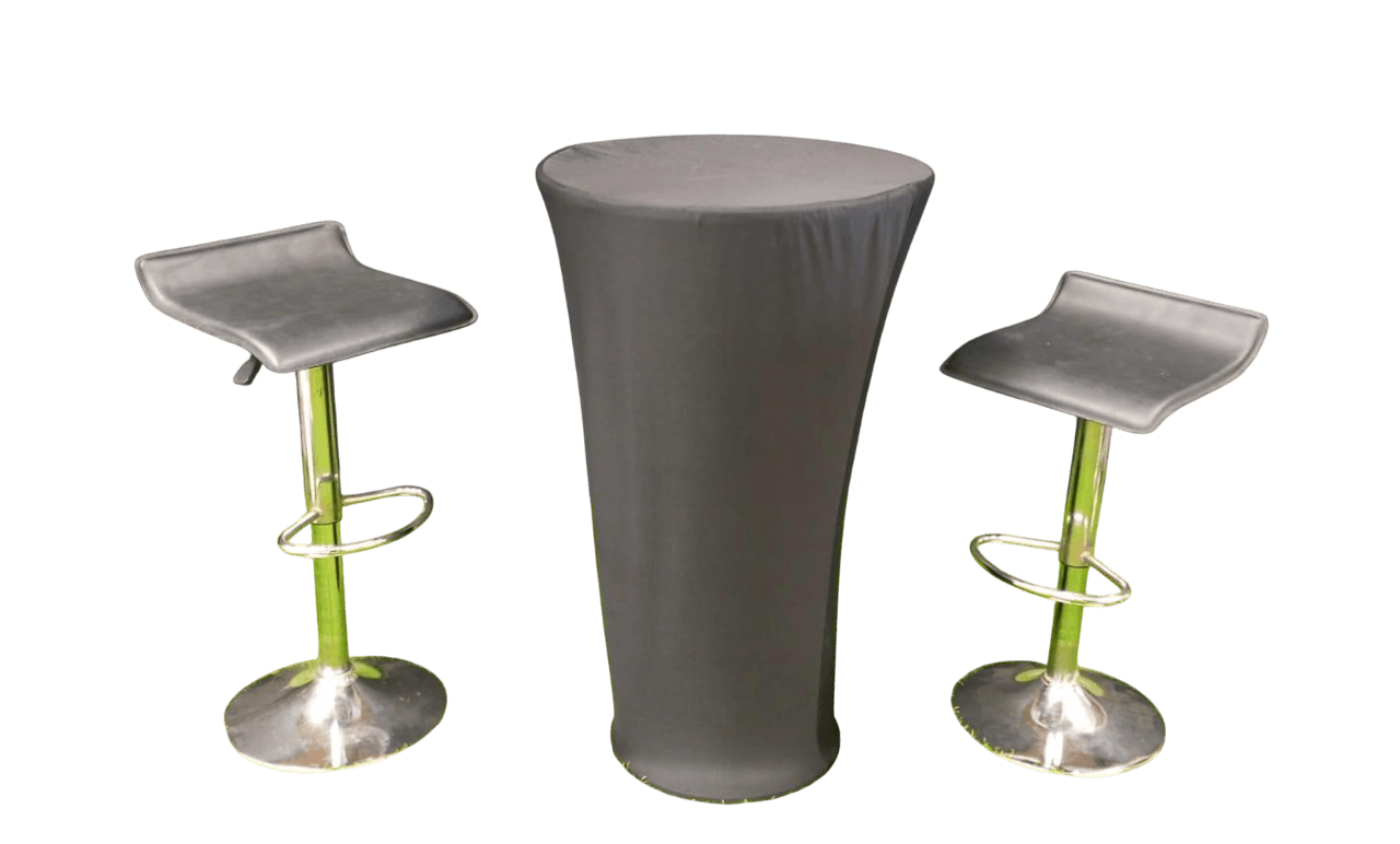 Kursi Bar Stool Kotak Hitam