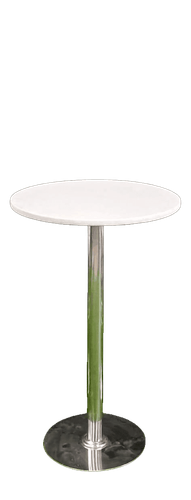 Meja Bar Round Putih